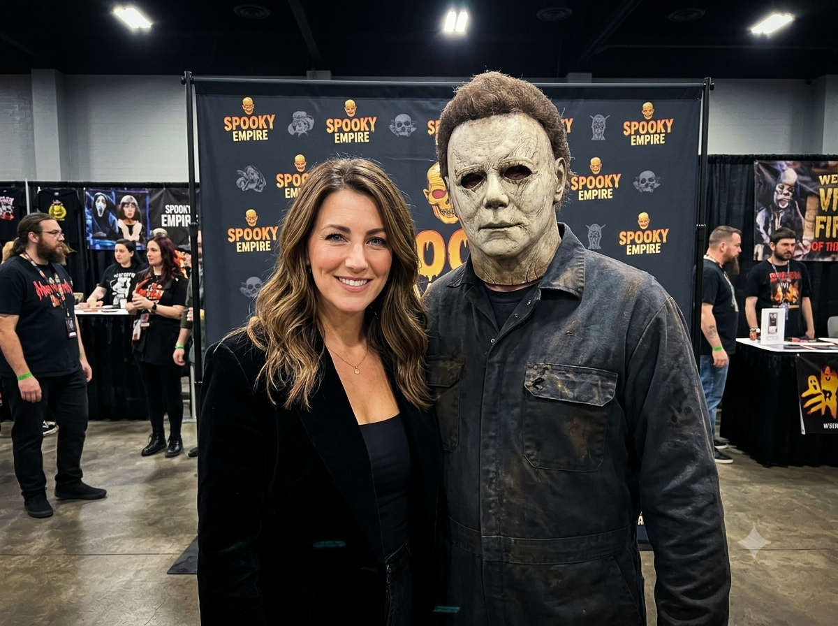 Christine-Farina-at-a-horror-convention